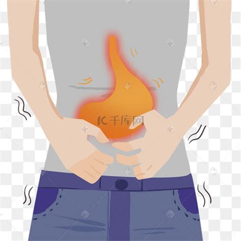 胃痛图片-胃痛图片素材免费下载-千库网