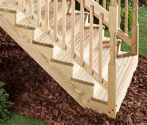 Pressure Treated Deck Railing