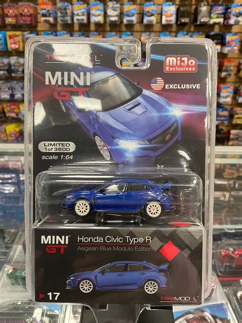 MiniGT 17 Honda Civic Type R Aegean Blue Module Edition – Diecastz