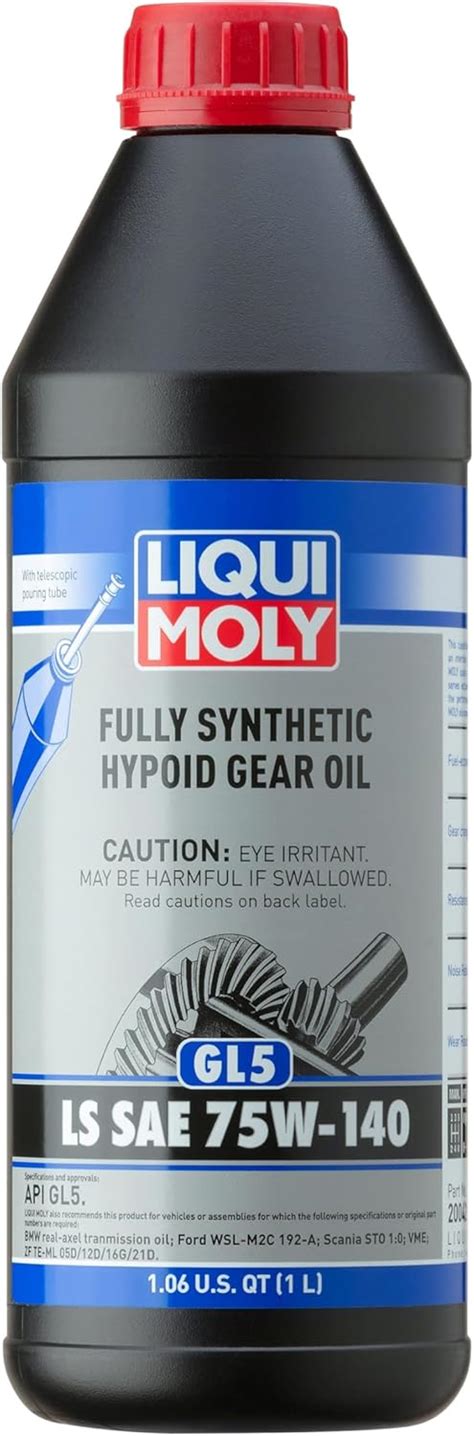 1L Liqui Moly Fully Synthetic Hypoid Gear Oil GL5 LS India | Ubuy