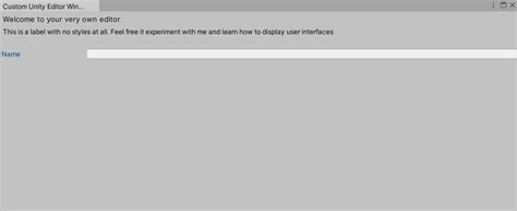 Unity Custom Editor Window 的图像结果