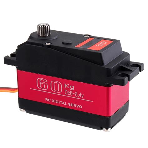 Buy 60KG Digital Servo Metal Gear Servo Large Torque Waterproof 180 ...
