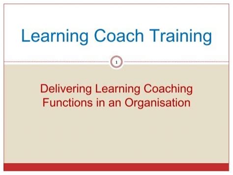 Learning Coach Guide 的图像结果