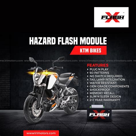 KTM Duke 200 (2017-2020) Flash X Hazard Flash Module, Blinker,Flasher ...