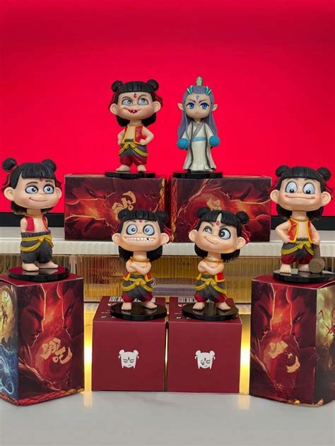 Ne Zha Blind Box Figurine, Nezha 2: The Celestial Rebels Animation ...