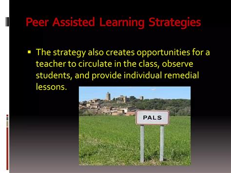 Peer assisted learning strategies | PPTX