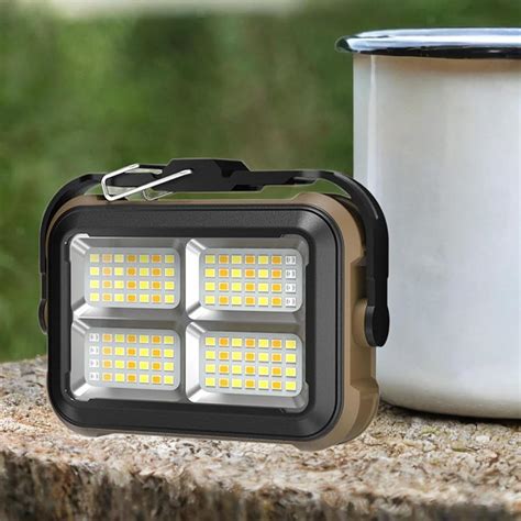 BLURISM Magnetic LED Solar Work Light Rechargeable Flood Light Powered ...