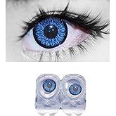 Buy SOFT EYE monthly Dark Blue Color Contact Lenses 0 Power/powerless ...
