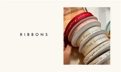 Personalised Ribbons India | Custom Printed Ribbons | Lemonade India ...