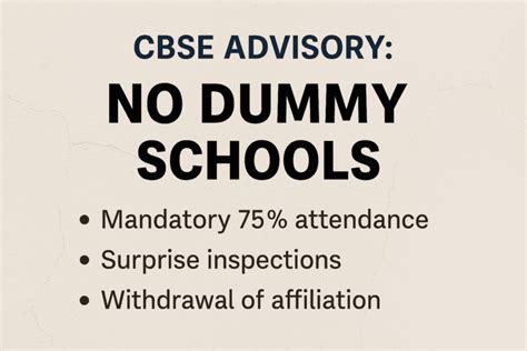 CBSE Cracks Down On Dummy Schools - Career Anchor Educational consultancy
