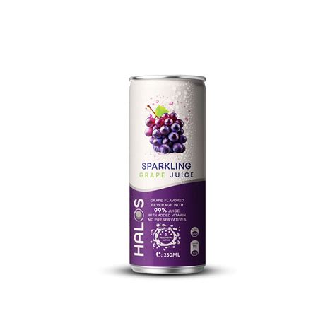 Buy Halos/oem Sparkling Fruit Juice Drink Kiwi Flavor In 330ml Can from ...