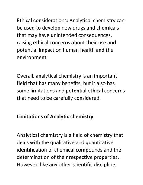 Understanding Analytic Chemistry Part 2 - Ethical considerations ...