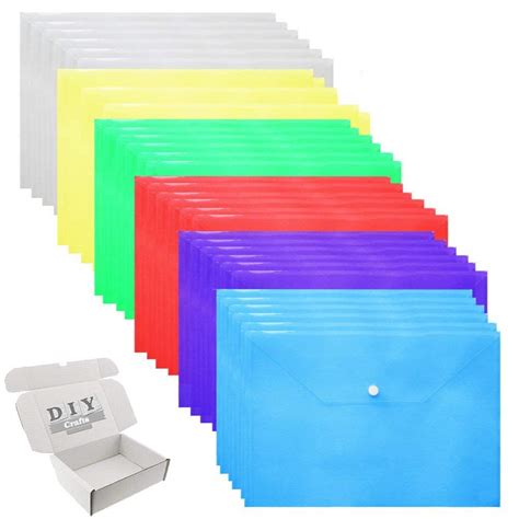 DIY Crafts Style No # 1, Pack of 12 Pc, Plastic Envelopes Poly ...
