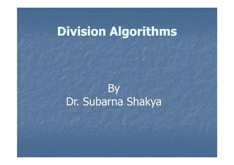 How to Use Algorithms Division 的图像结果