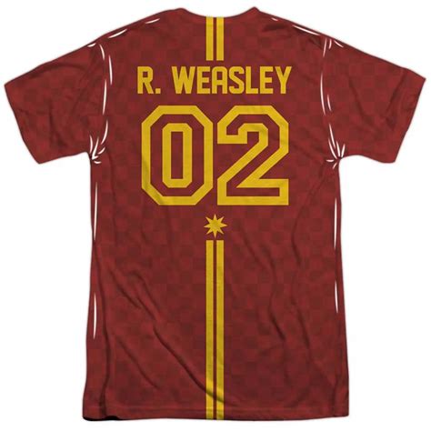 Harry Potter Weasley Sweater Short Sleeve Adult Poly Crew T-shirt