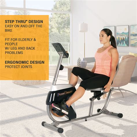 Buy R4000 Magnetic Tension Recumbent Bike with Workout Goal Setting ...