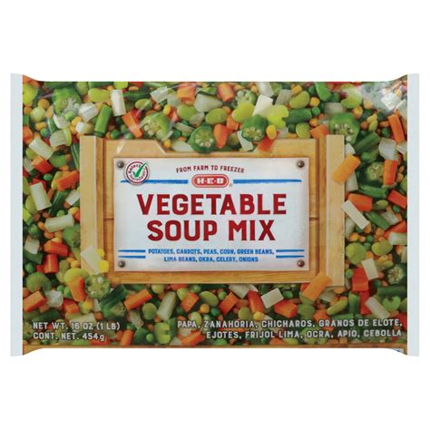 H-E-B Frozen Vegetable Soup Mix - Shop Mixed vegetables at H-E-B