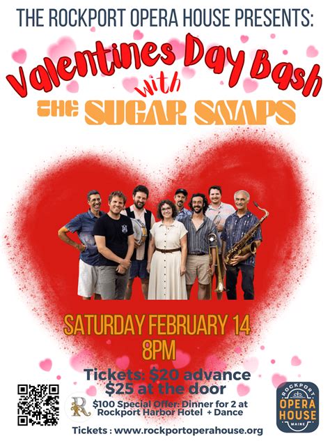 Valentines Day Bash with The Sugar Snaps! — Rockport Opera House