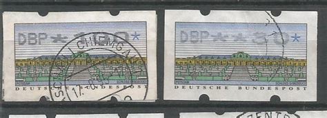 ATM Labels Germany – Castle Sanssouci- 1993 Type 1 – Stamp Digest