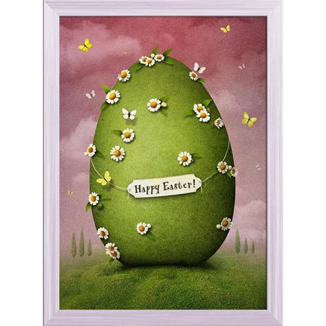 ArtzFolio Green Easter Egg | Premium Canvas Painting for Bedroom ...