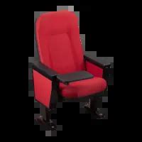 Audi 15 Auditorium Chair by Geeken | Wooden Arm & Writing Pad