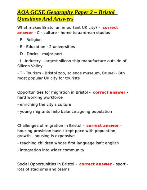 Image result for Geography Paper 2 Tips