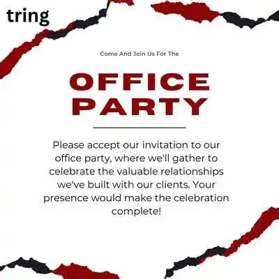 75+ Office Party Invitation Messages