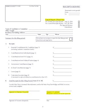 Fillable Online johnsoncountywyoming STATEMENT OF RECEIPTS Fax Email ...