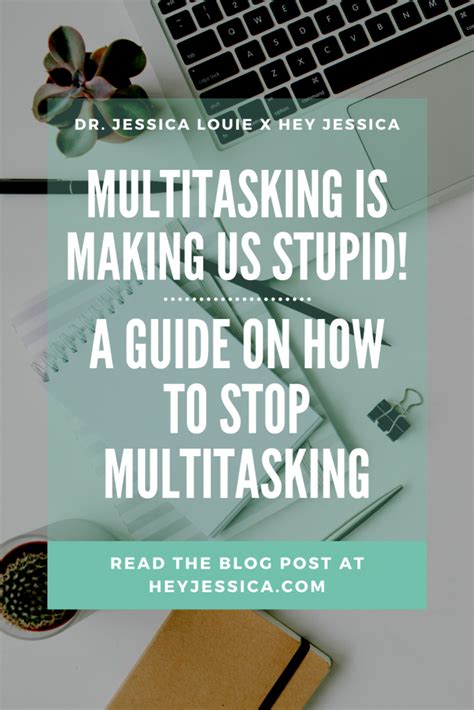 Image result for How to Stop Multitasking