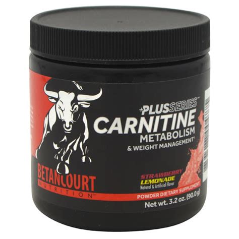 Buy Betancourt Nutrition Plus Series Carnitine Plus Strawberry Lemonade ...