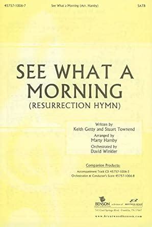Buy See What a Morning: Orchestration & Conductor's Score Book Online ...