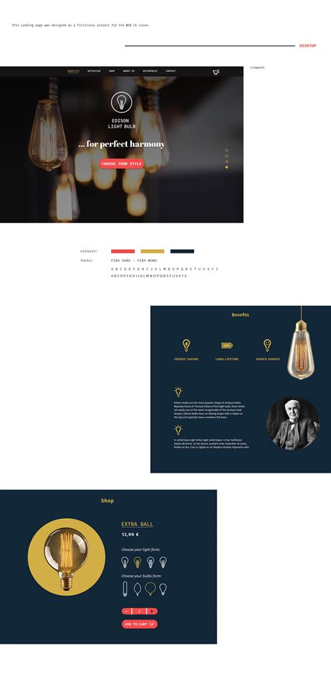 Landing Page Project 的图像结果