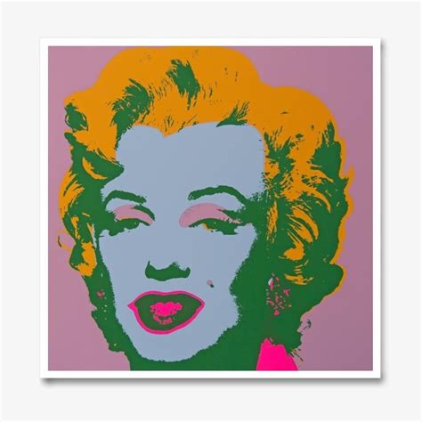Andy Warhol Marilyn Pink Yellow Sunday B. Morning Print For Sale