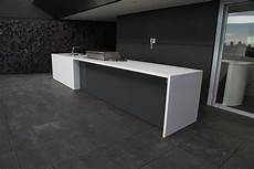 corian edge corian 174 kitchen benchtop with waterfall edges for a slick corian edge corian 174 kitchen benchtop with waterfall edges for a slick