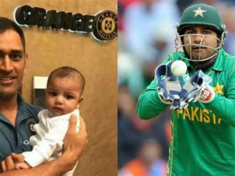 This Photo Of MS Dhoni With Sarfraz Ahmed's Son Is An Example Of Sports ...