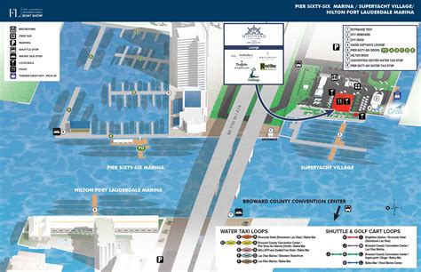 FLIBS 2025 Map - Pier 66 Marina, Superyacht Village, Hilton Fort ...