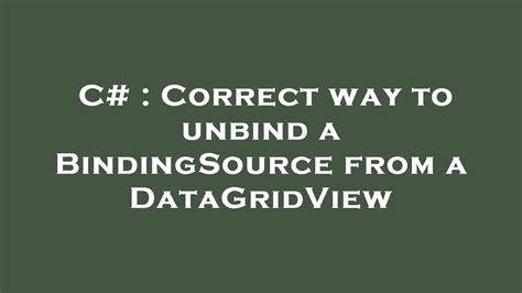 Image result for BindingSource Tutorial C