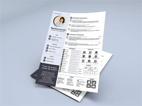 Image result for InDesign CV Template