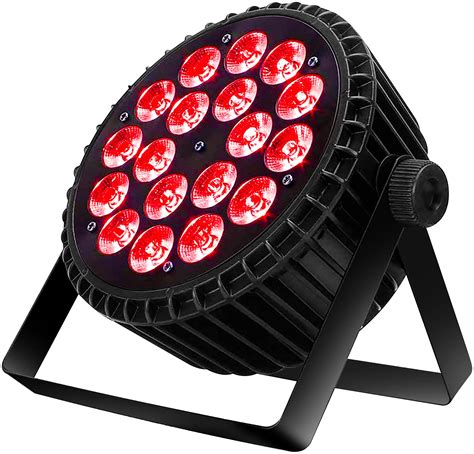 Amazon.com: SHEHDS Par Can Lights LED 18x12W Stage Lights RGBW 4in1 ...
