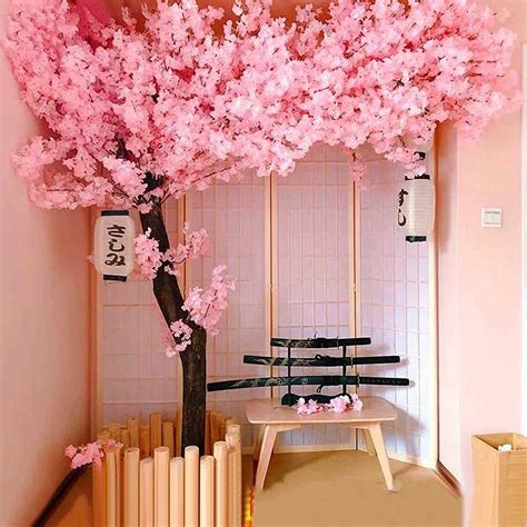 PCWLH Artificial Cherry Blossom Wishing Tree with Silk India | Ubuy