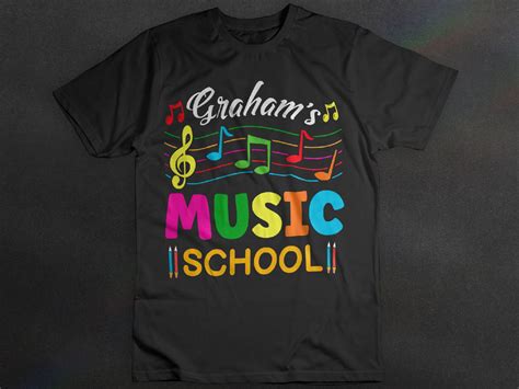 Music School T-shirt Design by HAMIDA BEGUM on Dribbble