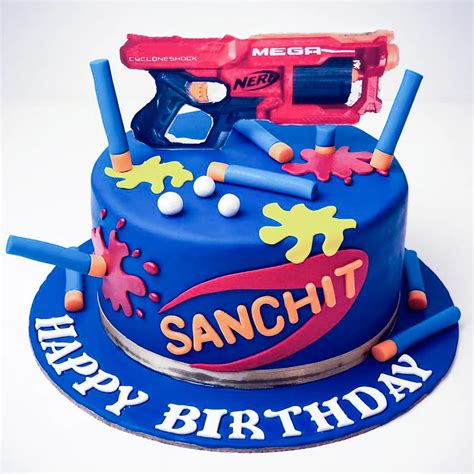 Nerf Blaster Cake - Aubree Haute Chocolaterie