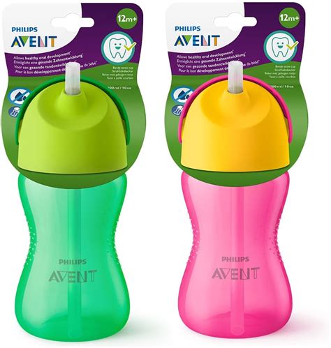 Buy Philips Avent My Bendy Straw Cup 300ml/10oz (12M+) (Assorted ...