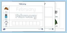 January Activity Sheets
