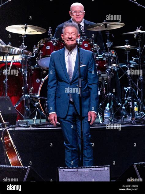July 20, 2022, Indianapolis, Indiana, USA: Lyle Lovett with drummer ...
