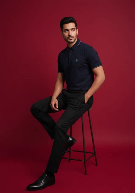 Diamond Swerve Metallic Badge Polo – OUTERWORLD