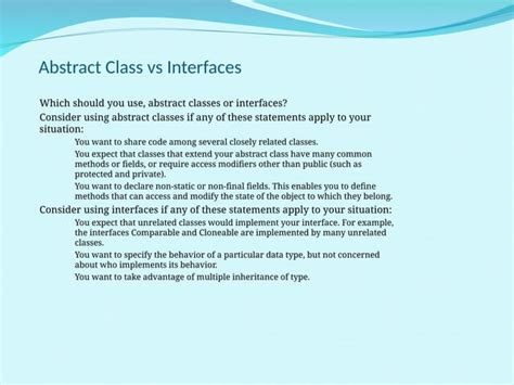 Image result for Abstract Class in Java PPT