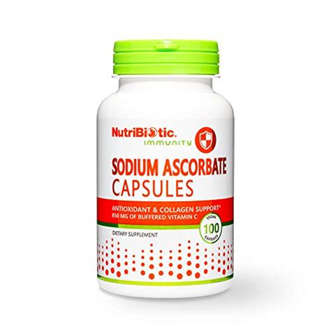 NutriBiotic - Sodium Ascorbate Buffered Vitamin C Capsules, 10 | Shop ...