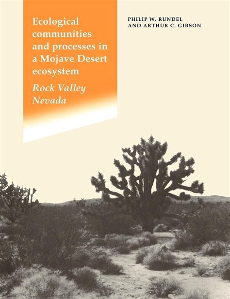 Buy Ecological Communities and Processes in a Mojave Desert Ecosystem ...