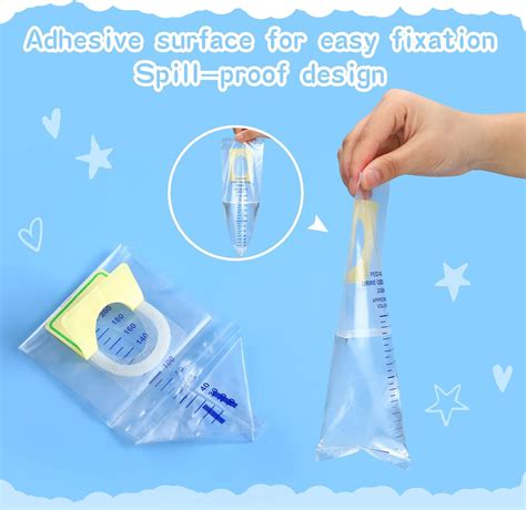Buy 20 Pcs Pediatric Urine Bag Collectors Clear Urine Catcher Pouch ...
